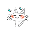 ゆるい、ゆ～るい猫さん。可愛がって下さい（個別スタンプ：1）