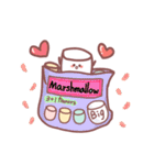 Marshmallow Babies Daily（個別スタンプ：24）