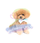 ネイルサロンの看板犬ビビ（個別スタンプ：34）