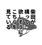 柴田さん名前ナレーション（個別スタンプ：3）