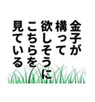 金子さん名前ナレーション（個別スタンプ：30）