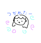 日常使える女の子スタンプ（個別スタンプ：3）