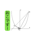 問2.図形の上を動く任意の点P（個別スタンプ：18）