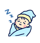 元気な赤ちゃん（男の子編）（個別スタンプ：5）