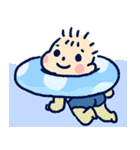 元気な赤ちゃん（男の子編）（個別スタンプ：6）