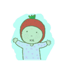 Cute Strawberry girl（個別スタンプ：14）