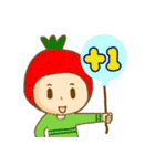 Cute Strawberry girl（個別スタンプ：35）