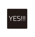 "YES"s（個別スタンプ：2）
