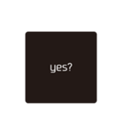 "YES"s（個別スタンプ：3）