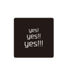 "YES"s（個別スタンプ：5）
