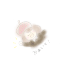 ベレー帽のボブ子（個別スタンプ：4）