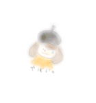 ベレー帽のボブ子（個別スタンプ：5）