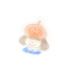 ベレー帽のボブ子（個別スタンプ：10）