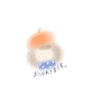 ベレー帽のボブ子（個別スタンプ：14）