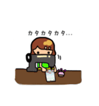 sewing girl（個別スタンプ：3）