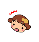 sewing girl（個別スタンプ：5）