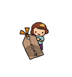 sewing girl（個別スタンプ：7）