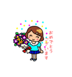 sewing girl（個別スタンプ：9）
