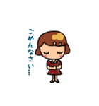 sewing girl（個別スタンプ：11）