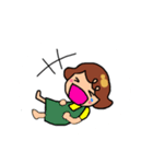 sewing girl（個別スタンプ：14）