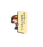 sewing girl（個別スタンプ：15）