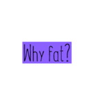 No fat（個別スタンプ：5）