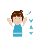 Rin : Cute Girl（個別スタンプ：6）