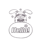 Ashley, The Bunny Girl (EN)（個別スタンプ：1）