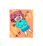 おじいちゃんと孫娘（個別スタンプ：12）