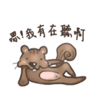 The crazy＆funny＆cute squirrel（個別スタンプ：4）