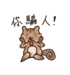 The crazy＆funny＆cute squirrel（個別スタンプ：12）