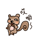The crazy＆funny＆cute squirrel（個別スタンプ：27）