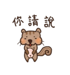 The crazy＆funny＆cute squirrel（個別スタンプ：38）