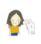 リエとうさ ゆるふわラブリーリラックス（個別スタンプ：19）
