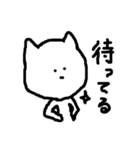 顔の大きな猫（個別スタンプ：25）