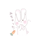 マイペース うさぎ（個別スタンプ：4）