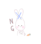 マイペース うさぎ（個別スタンプ：5）