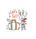 うさぎさんと女の子（個別スタンプ：15）