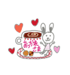 うさぎさんと女の子（個別スタンプ：16）