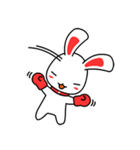 boxer rabbit（個別スタンプ：8）