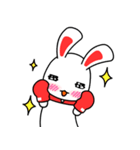 boxer rabbit（個別スタンプ：22）