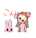 りんが作ったかわいい女の子スタンプ（個別スタンプ：8）