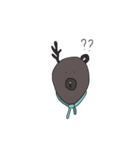 A horned bear（個別スタンプ：1）