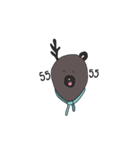 A horned bear（個別スタンプ：2）