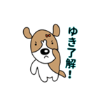 ゆきちゃんのジャックラッセルスタンプ（個別スタンプ：17）