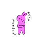 うさぎがしゃべる（個別スタンプ：13）