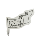 レタリングスタンプ（個別スタンプ：13）