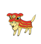 プーロの日常の2-中にかわいい犬があります（個別スタンプ：3）