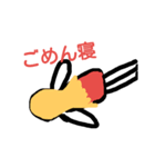 美術で3以上を取ったことない私の画力。（個別スタンプ：3）