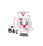 ^__^ ！ My name is Chin. Dog.（個別スタンプ：22）